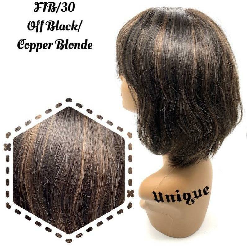 VIP Extensions Unique's 100% Human Hair Full Wig / Style "T" Wig