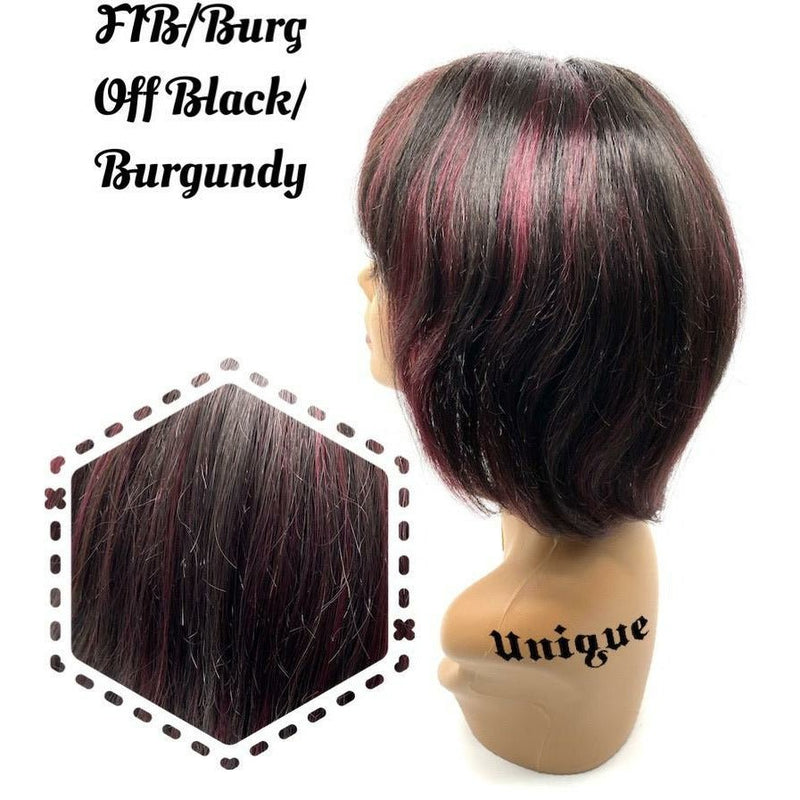 VIP Extensions Unique's 100% Human Hair Full Wig / Style "T" Wig