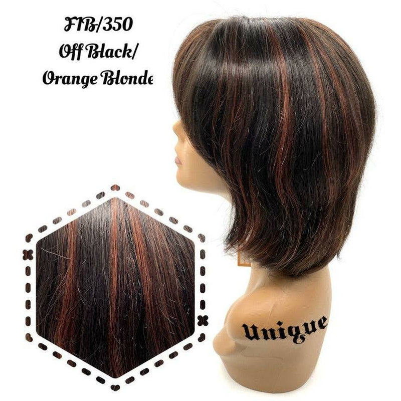 VIP Extensions Unique's 100% Human Hair Full Wig / Style "T" Wig