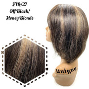 VIP Extensions Unique's 100% Human Hair Full Wig / Style "T" Wig