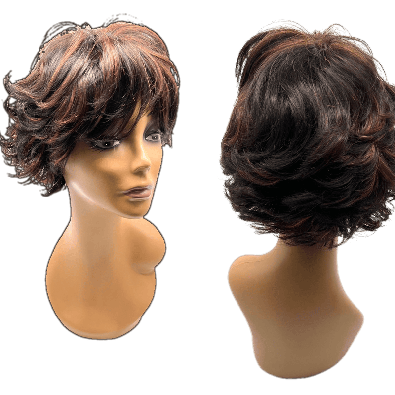 VIP Extensions Unique's 100% Human Hair Full Wig / Style "V" Wig