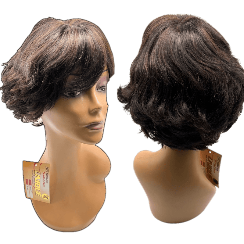 VIP Extensions Unique's 100% Human Hair Full Wig / Style "V" Wig