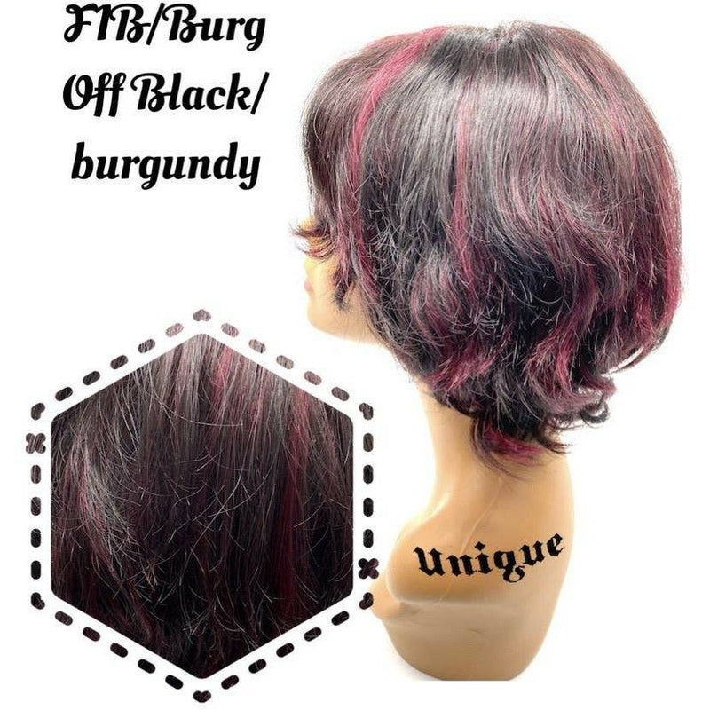 VIP Extensions Unique's 100% Human Hair Full Wig / Style "W" Human hair wigs