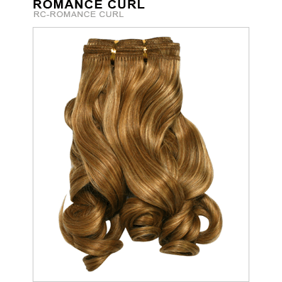 VIP Extensions Unique's Human Hair Romance Curl 14 Inch Hair Extension
