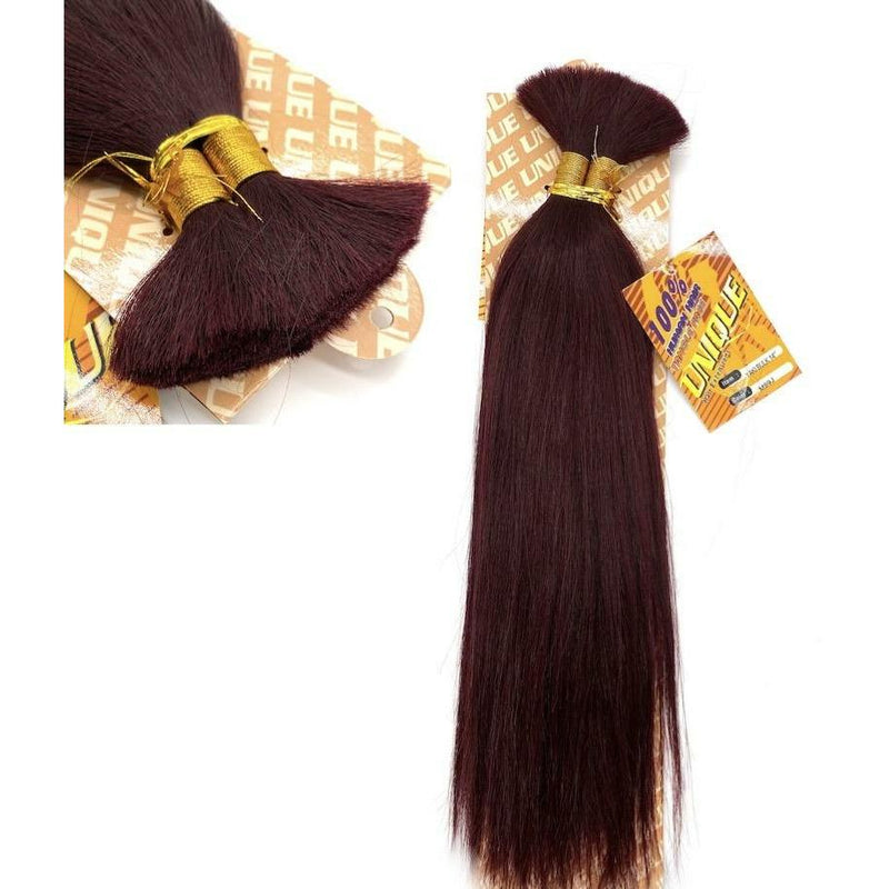VIP Extensions Unique's Yaki Bulk / 100% Human Hair 14" Hair Extensions