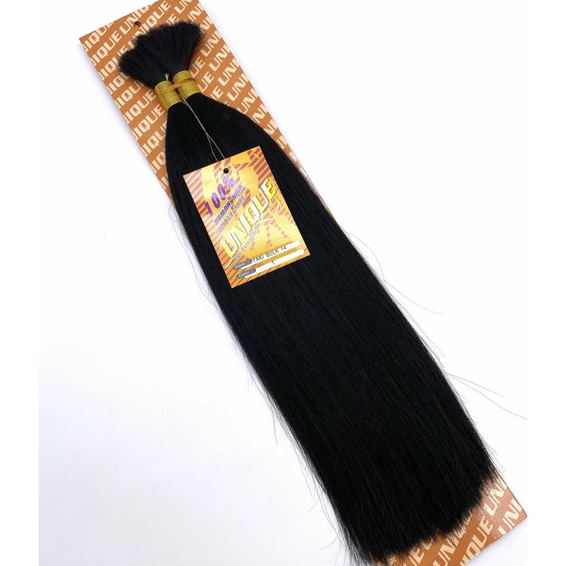 VIP Extensions Unique's Yaki Bulk / 100% Human Hair 14" Hair Extensions