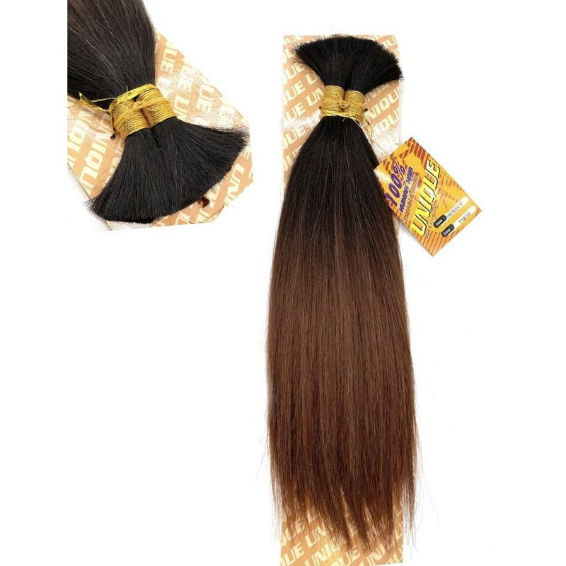 VIP Extensions Unique's Yaki Bulk / 100% Human Hair 14" Hair Extensions