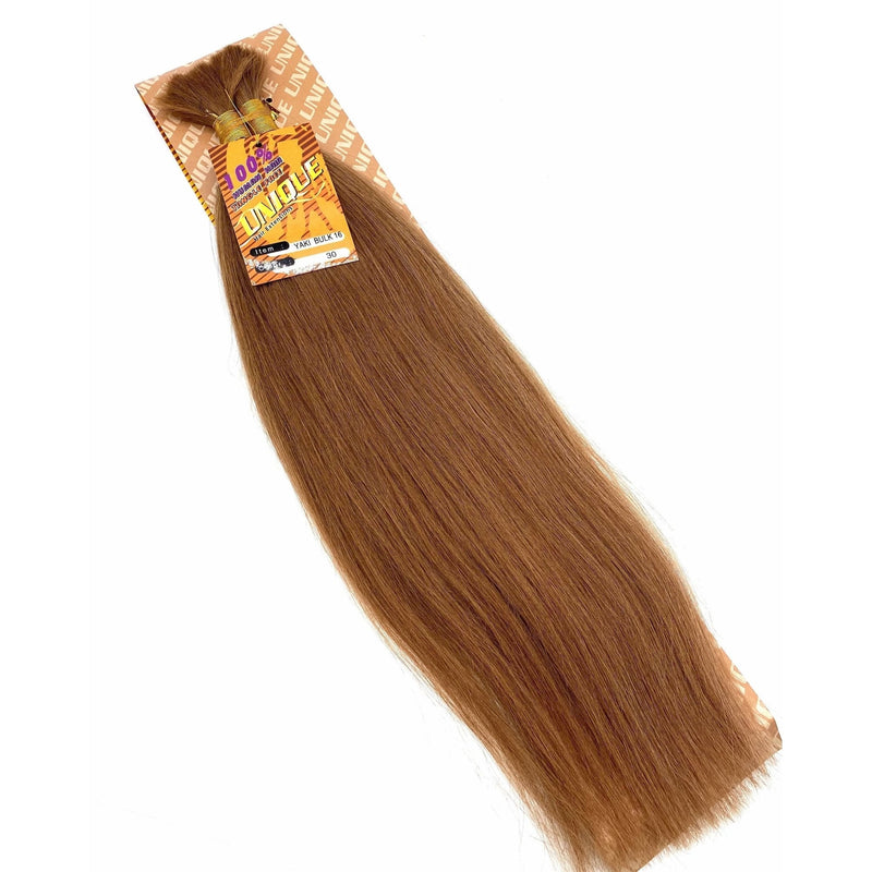 VIP Extensions Unique's Yaki Bulk / 100% Human Hair 14" Hair Extensions