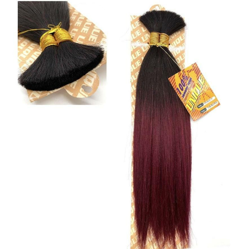VIP Extensions Unique's Yaki Bulk / 100% Human Hair 14" Hair Extensions
