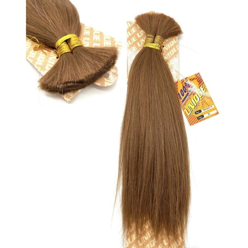 VIP Extensions Unique's Yaki Bulk / 100% Human Hair 14" Hair Extensions