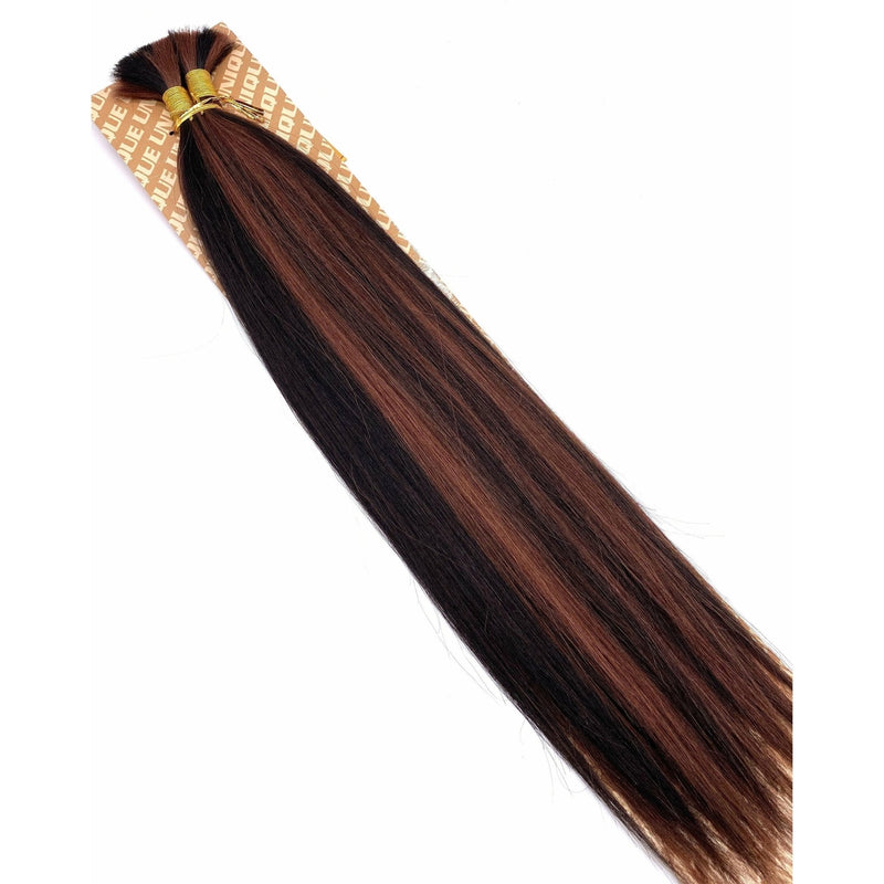 VIP Extensions Unique's Yaki Bulk / 100% Human Hair 18" Hair Extensions