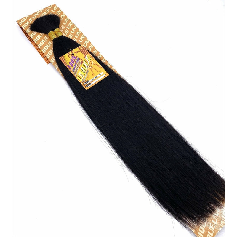 VIP Extensions Unique's Yaki Bulk / 100% Human Hair 18" Hair Extensions