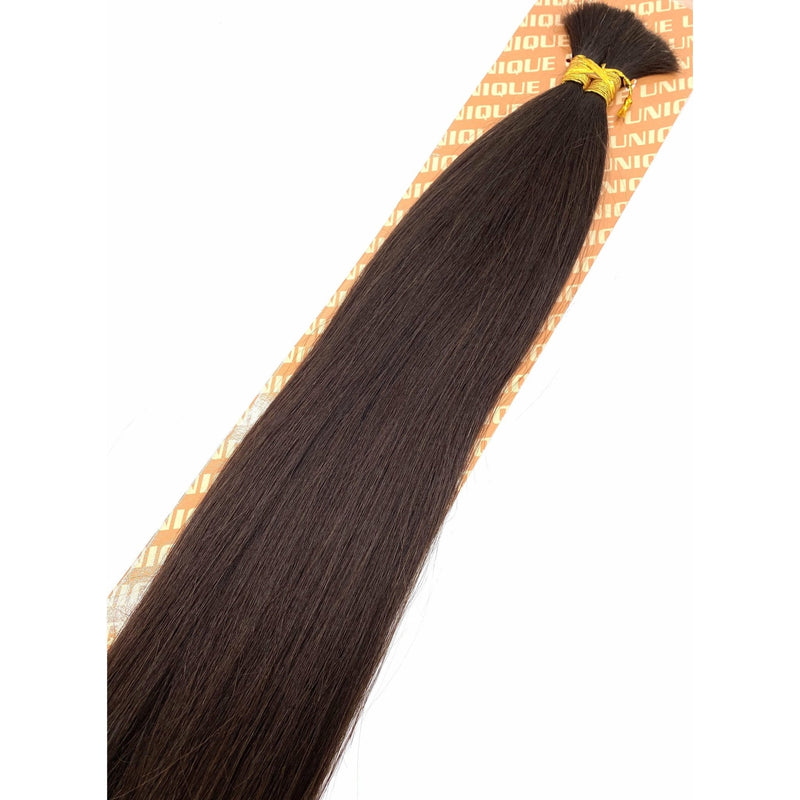 VIP Extensions Unique's Yaki Bulk 20' / 100% Human Hair Hair Extensions