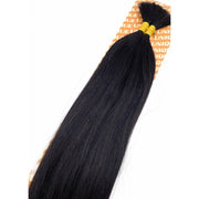 VIP Extensions Unique's Yaki Bulk 20' / 100% Human Hair Hair Extensions