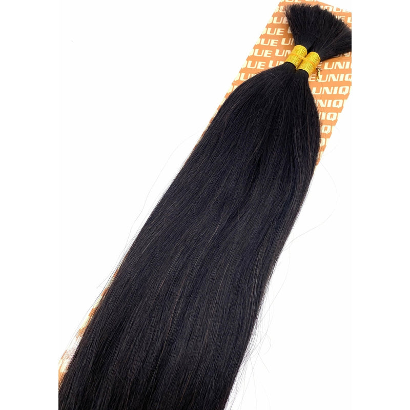 VIP Extensions Unique's Yaki Bulk 20" / 100% Human Hair Hair Extensions