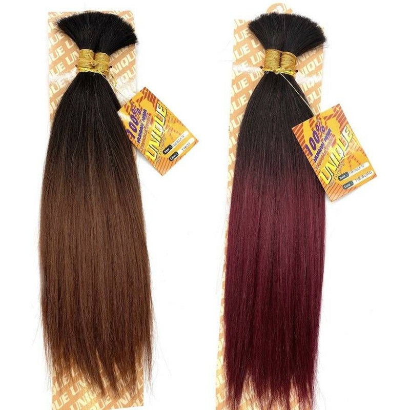 VIP Extensions Unique's Yaki Bulk 20" / 100% Human Hair Hair Extensions