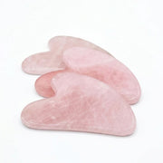 By Robin Creations New! Rose Quartz Gua Sha Facial Massaging Stone Accessories & Containers