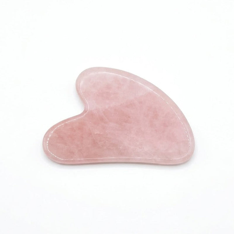 By Robin Creations New! Rose Quartz Gua Sha Facial Massaging Stone Accessories & Containers