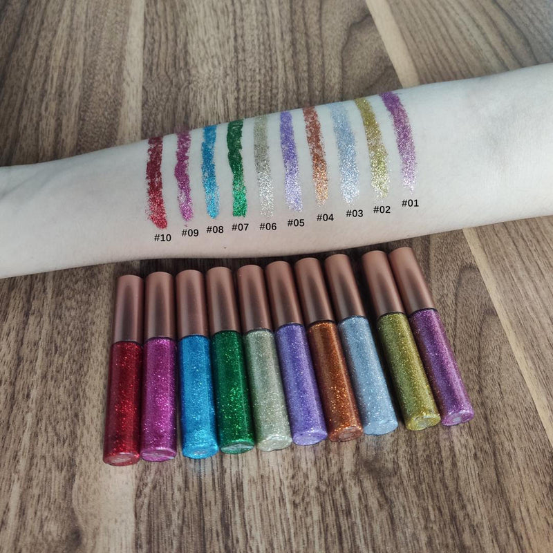 EpiLynx Shimmer & Shine Glitter Eyeliner – Vegan, Allergen-Free, Long-Wearing Eyeliner