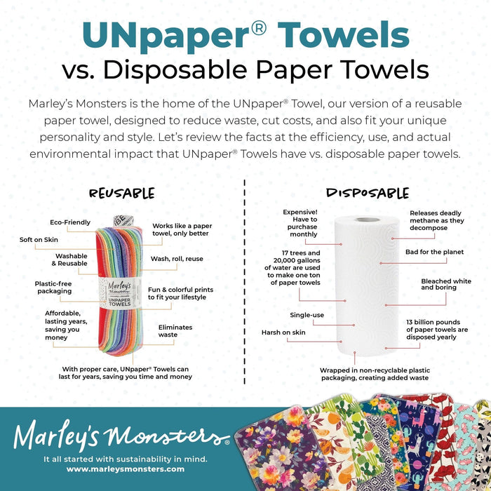 Marley'S Monsters - Unpaper® Towels: Gilded