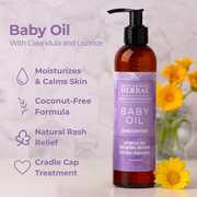 Ora's Amazing Herbal Baby Oil with Calendula and Licorice