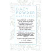 Ora's Amazing Herbal Talc Free Baby Powder, Unscented, Corn Free