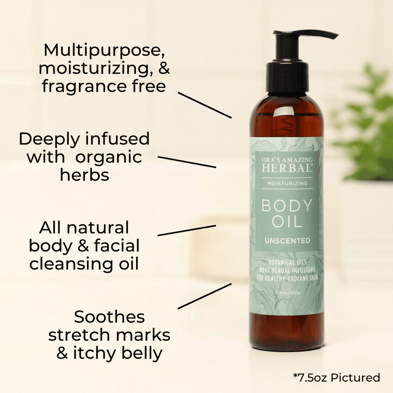 Ora's Amazing Herbal Unscented Body & Facial Cleansing Oil Body Oil