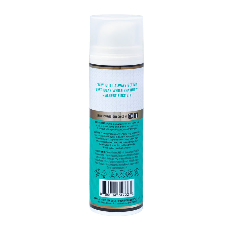 Uplift Provisions Company Clear Shave Gel 5 oz Shave Gel