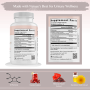 Bellawell Health Urinary Tract Support by Bellawell Capsules Dark Gray