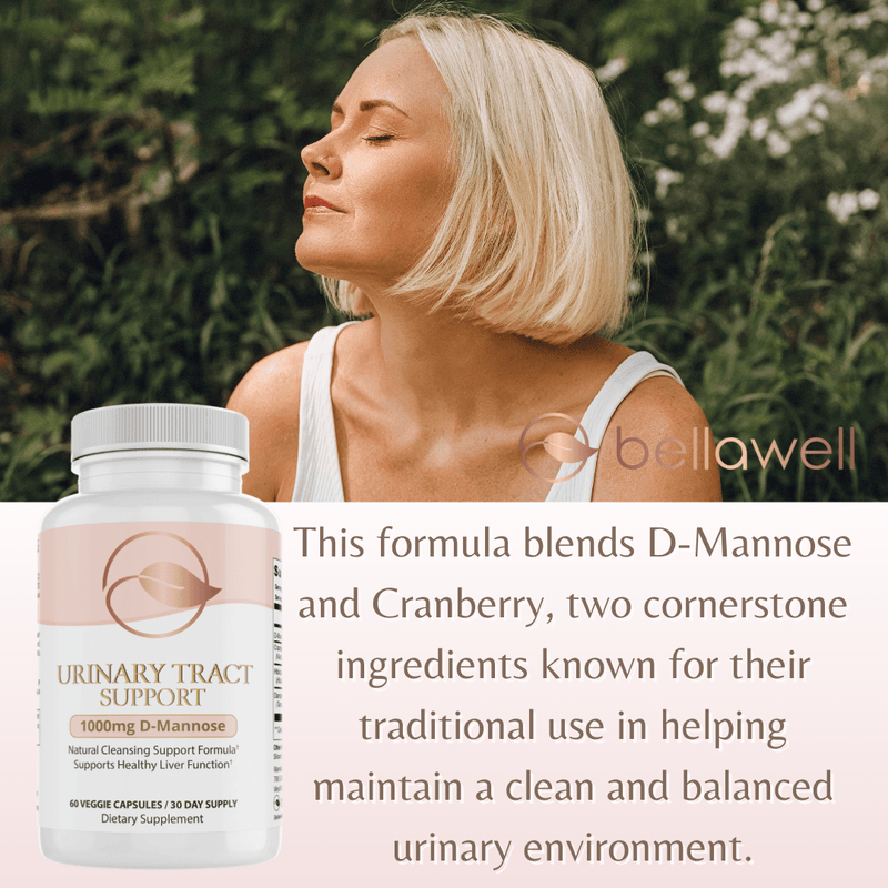 Bellawell Health Urinary Tract Support by Bellawell Capsules Misty Rose