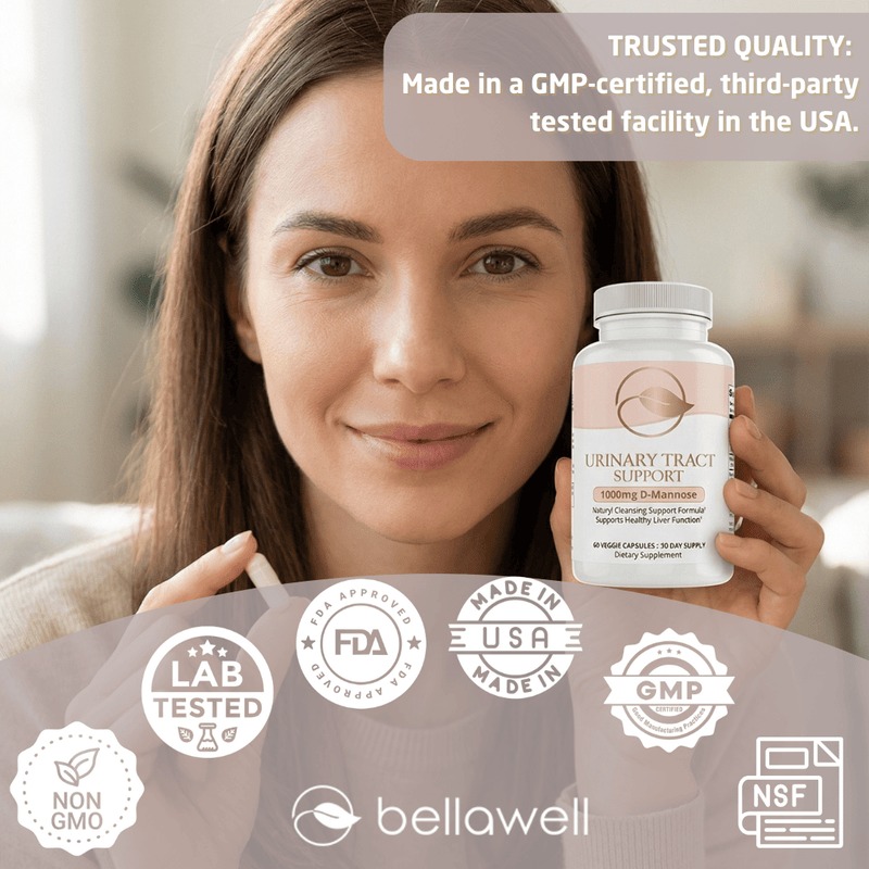 Bellawell Health Urinary Tract Support by Bellawell Capsules Dark Gray