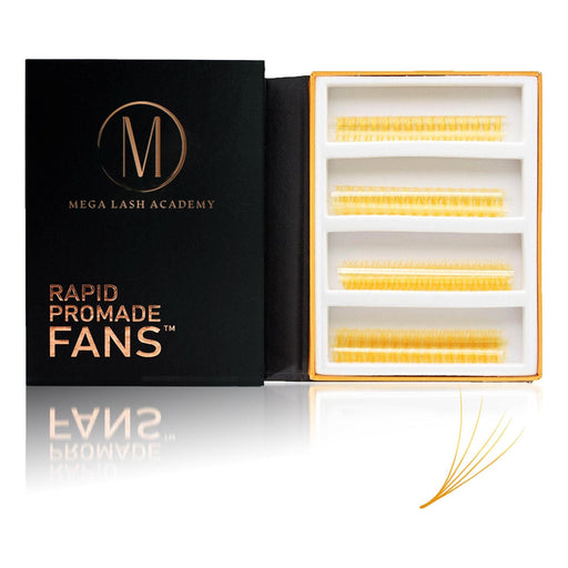 Mega Lash Academy - UV - Marigold 5D Rapid Promade Fans - 600 Fans