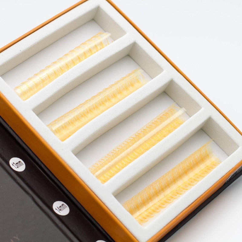 Mega Lash Academy UV - Marigold 5D Rapid Promade Fans - 600 Fans Promade Fans