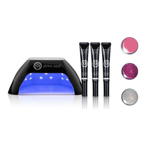 Chik Chak® Gel Polish Starter Kit with LED Lamp and 3 colors: 34, 47, 50