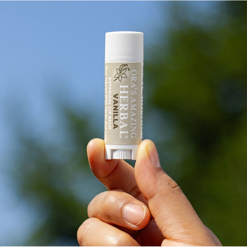 Ora's Amazing Herbal Natural Lip Balm, Herbal Infused, Vanilla