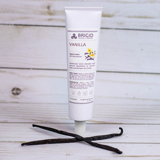 Brigid Trading Company Vanilla Natural Hand Lotion - French, Tahitian, and Madagascar Vanillas Lotion