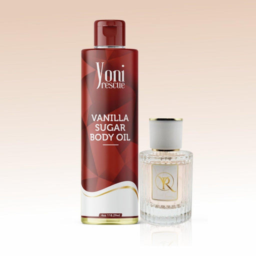 yoni rescue Vanilla Sugar 2 pc set - Body Oil + Eu De Parfum bundles