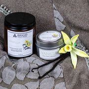 Brigid Trading Company Vanilla Soy Wax Candle - French, Tahitian, and Madagascar Vanillas Premium Scented Candle