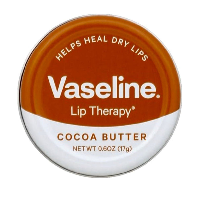 VIP Extensions Vaseline Lip Therapy Lip Balm Tin, Cocoa Butter, 0.6 oz Beauty Supplies