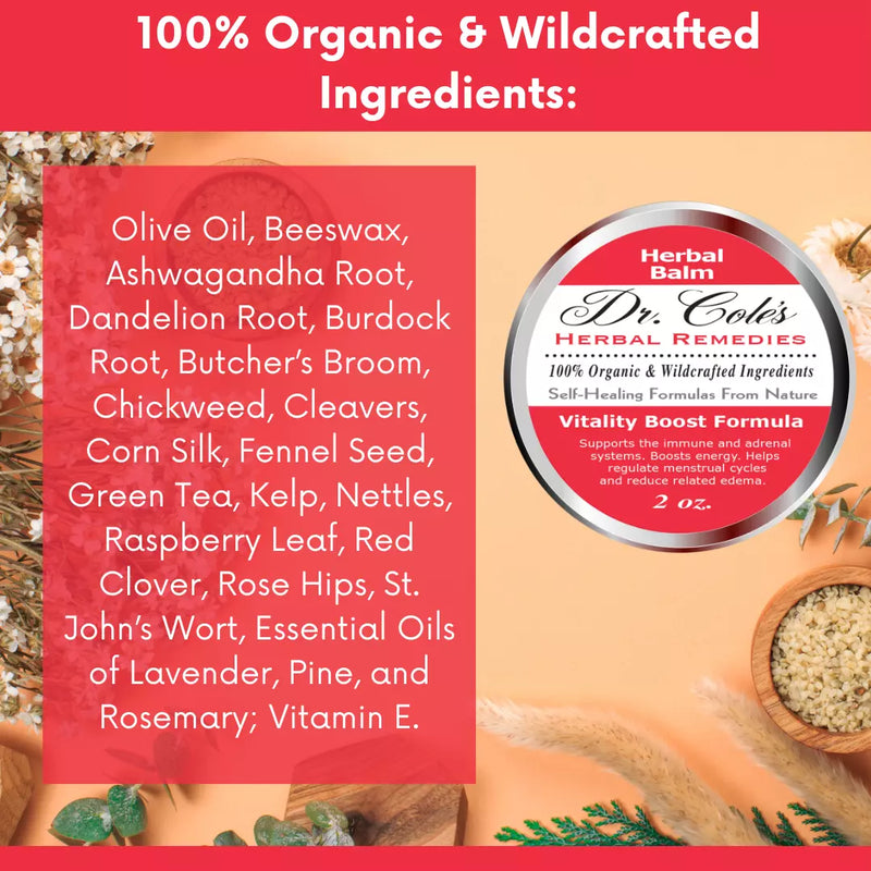 COLEHERBALS 32 - Dr. Cole’s Vitality Herbal Balm Herbal