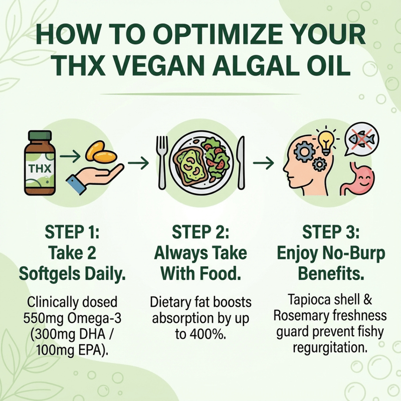Vegan Algae Oil with DHA & EPA - The Better, Cruelty Free, Omega-3