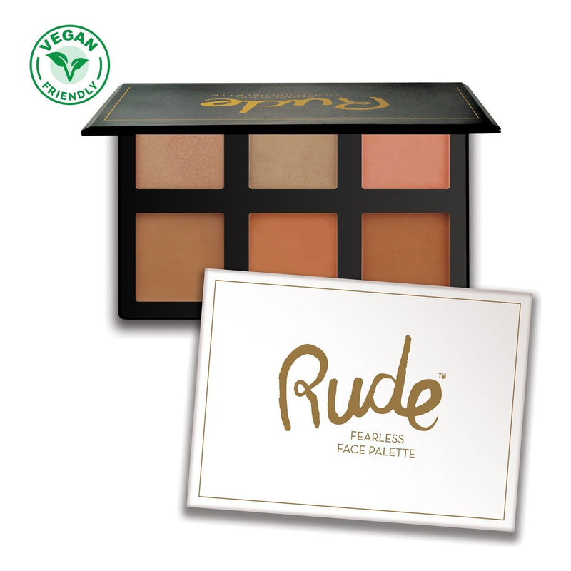 Rude Cosmetics Fearless Face Palette Face Palettes