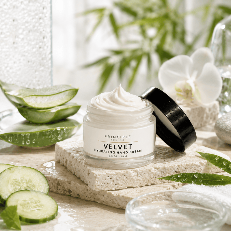 P R I N C I P L E Velvet Hydrating Hand Cream Body Lavender