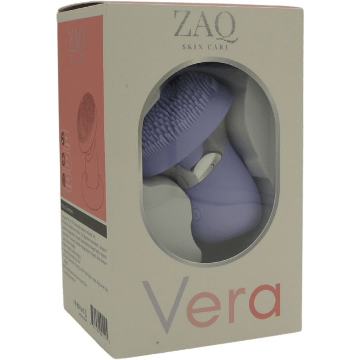 ZAQ Skin & Body - Vera Waterproof Facial Cleansing Brush With Pulse Acoustic Wave Vibration, And Magnetic Beads