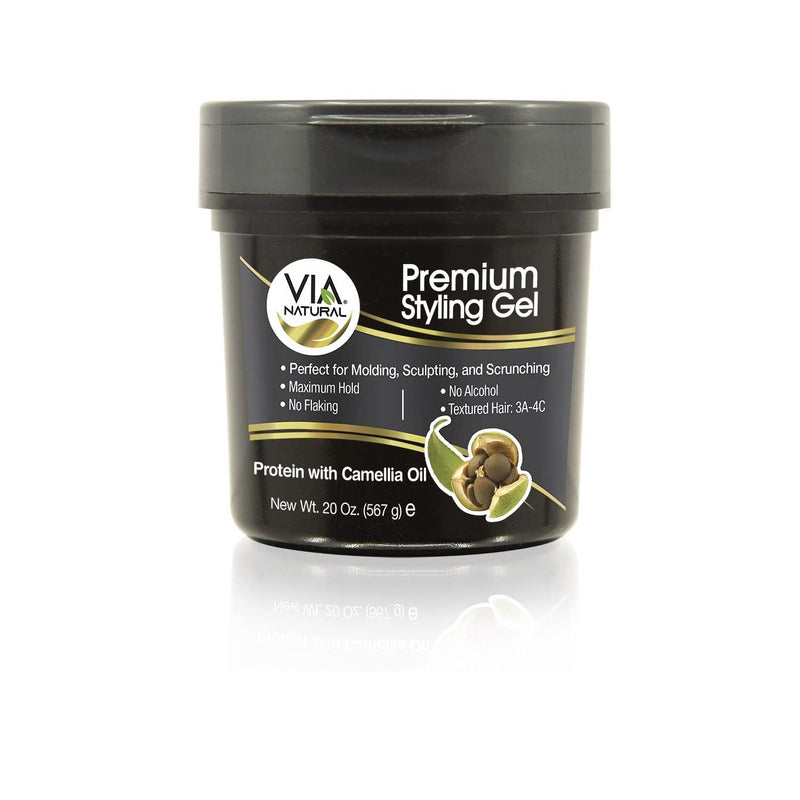 VIP Extensions VIA Natural Premium GEL 20oz - Protein With Camellua Oil Hair Care