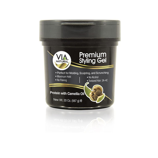 VIP Extensions VIA Natural Premium GEL 20oz - Protein With Camellua Oil Hair Care
