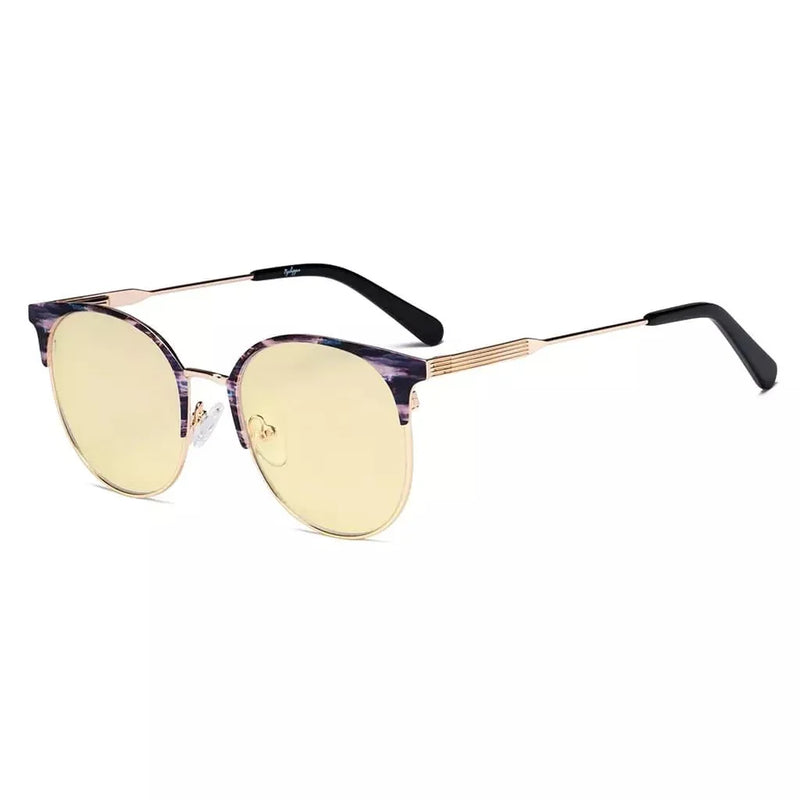 eyekeeper.com Vintage Browline Eyeglasses Elegant Style LX19001-BB60 Eyeglasses