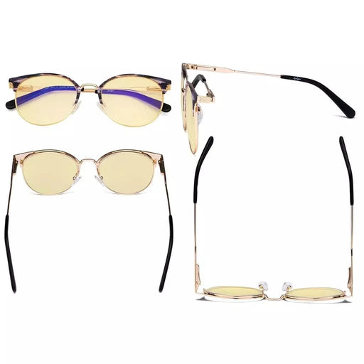 eyekeeper.com Vintage Browline Eyeglasses Elegant Style LX19001-BB60 Eyeglasses