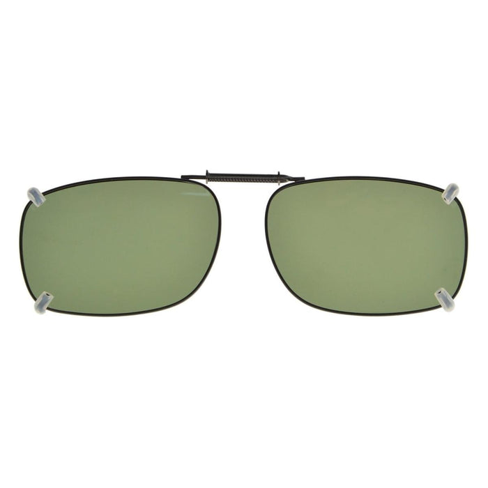 Eyekeeper.Com - Metal Frame Polarized Lens Clip On Sunglasses C75(51Mmx36Mm)