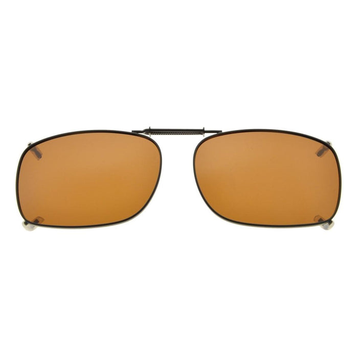 Eyekeeper.Com - Metal Frame Polarized Lens Clip On Sunglasses C75(51Mmx36Mm)